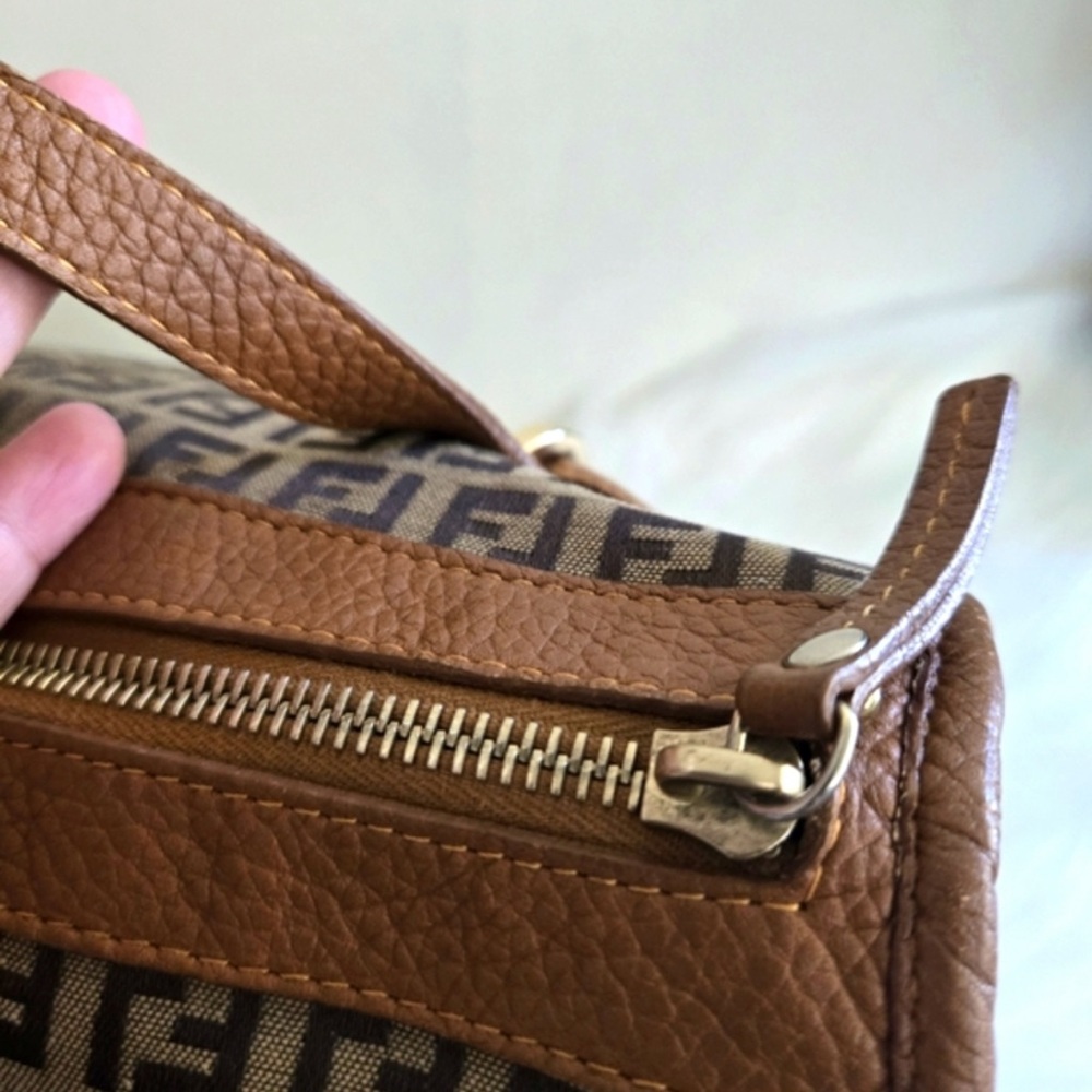 Fendi Brown Monogram Tote - Picture 5 of 13